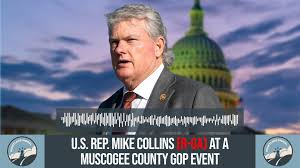Republican Mike Collins caught on hot-mic saying Trump is ‘in’ the Epstein files