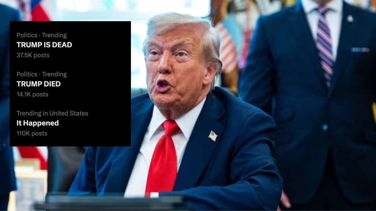 “Trump is dead” trends on X: Here’s what we know