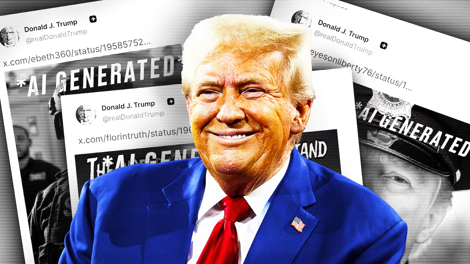 Trump, 79, Goes on Bizarre AI Posting Spree